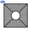 Customized OEM cast iron sand casting tree grate