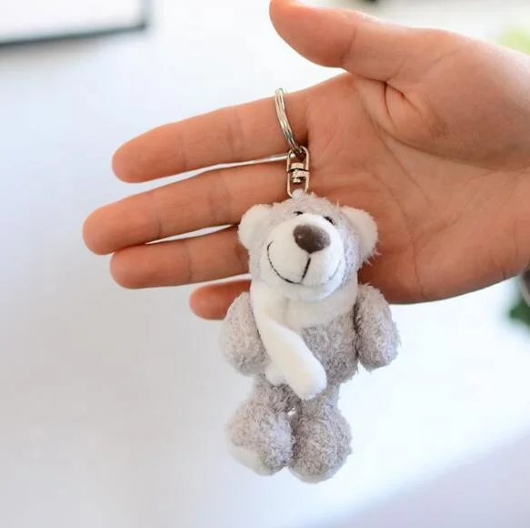 plush teddy bear keychain