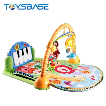 Multifunctional Children Safety Animal Piano Kick Activity Gym