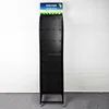 trade show metal pegboard hang hardware product garden power tool display stand rack with light box
