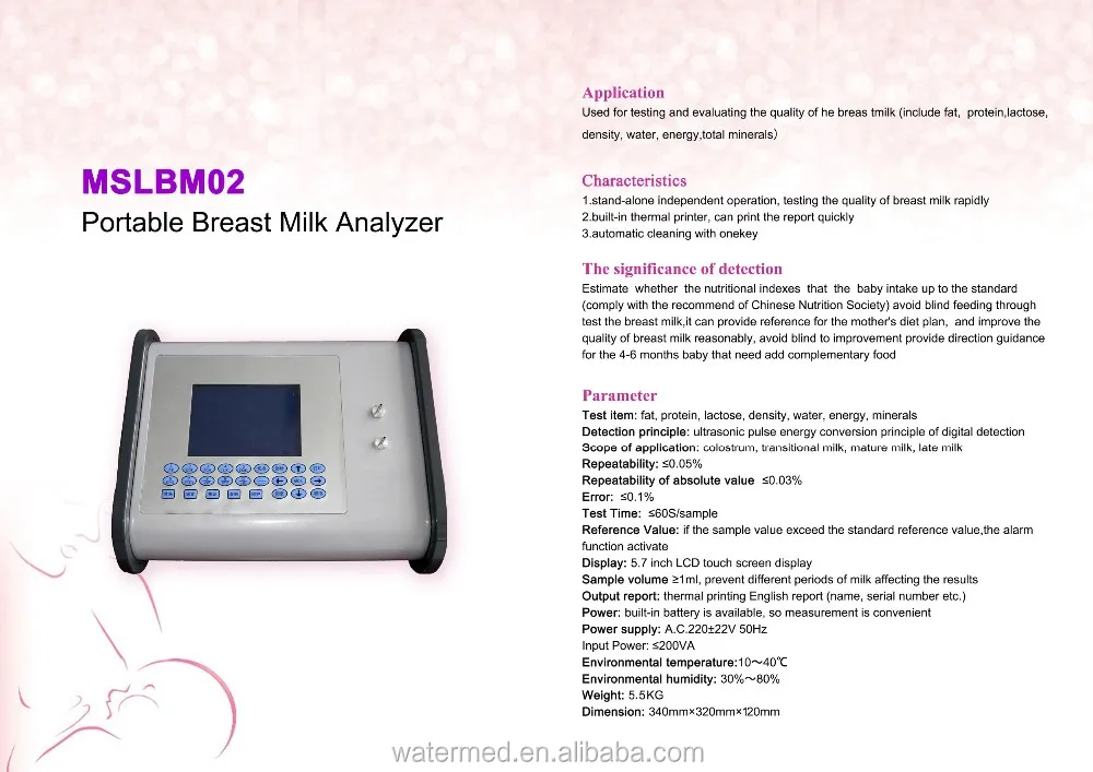 Portable Breast Milk Nutrition Test - Human Milk Analyzer