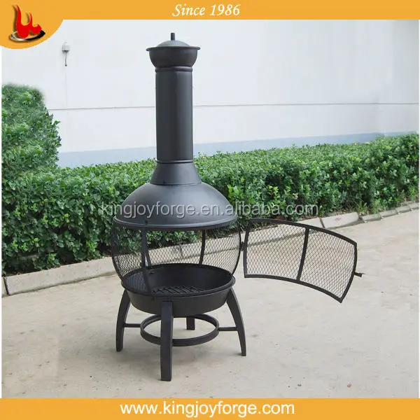 De Acero Firepit Chimeneas Color Arcilla Chimenea - Buy De Metal De