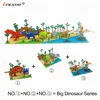 Bricstar nano block dinosaur series science education toys , pattern diy mini building blocks toys