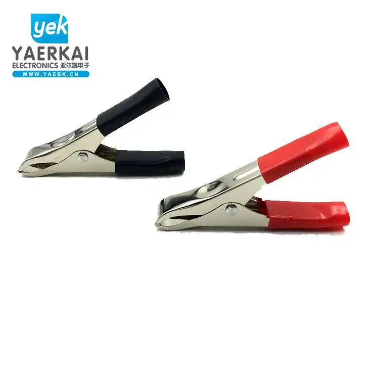 crocodile clip crimp connection