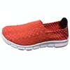 spring breathable women casual footwear elastic woven walking shoes