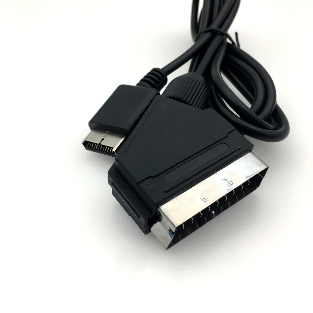 Ps1 SCART RGB Cable. SCART RGB/CVBS. Кабель RGB SCART 1,8 М для Sony PLAYSTATION ps1 купить.