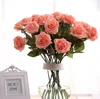 artificial roses real touch single rose High Quality artificial flowers roses