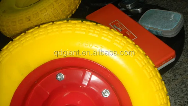 Turkey type polyurethane wheels pu foam wheel 3.50-7