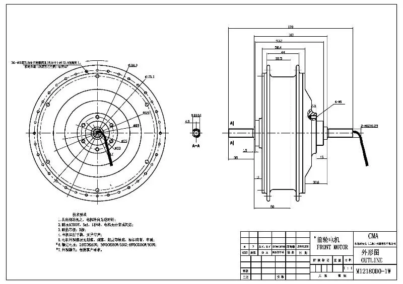 mac electric bike motors