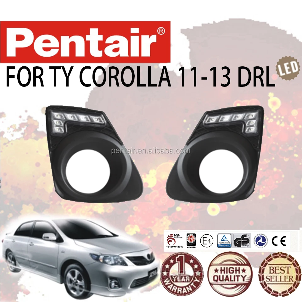 PENTAIR FOR COROLLA 2011-2013 CAR FOG LIGHT/FOG LAMP DRL HIGH POWER LED