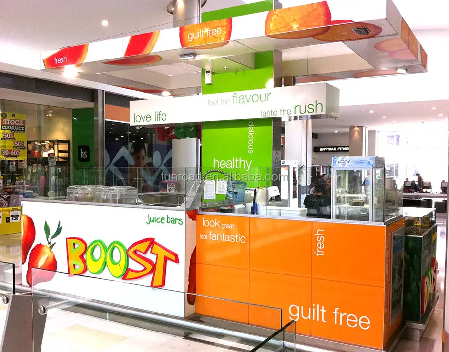Attractive Iconic First Boost Juice Bar Kiosk Design - Buy Retail Kiosk ...