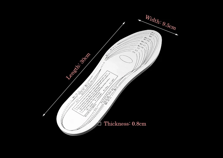 trim to size amazon hot sell shoe insole shock absorbing memory foam insole