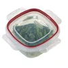 Plastic PP Easy Find Lids Food Storage Container with locker