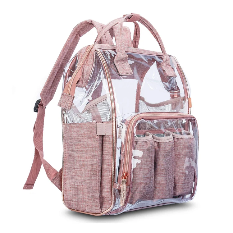 diaper bag backpack pink