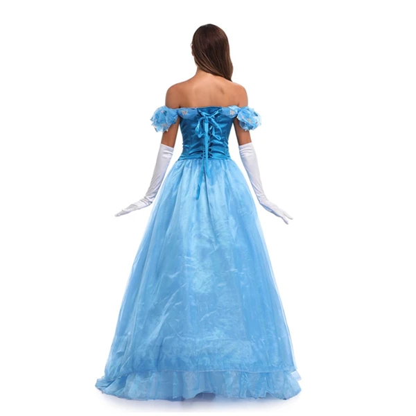 New Arrival Party Dress Blue Cinderella Princes Dresses For Girls Dress ...
