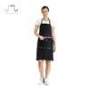 High Quality Adult Aprons and smocks For Salon Makeup Aprons Styles Custom Logo Wholesale Barber With Pockets For Sale