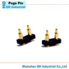 High Current Brass Contact Spring Loaded Pogo Pin Connector With SMT Spring Pogo Pin Made By Brass Copper Wigh Gold Plated