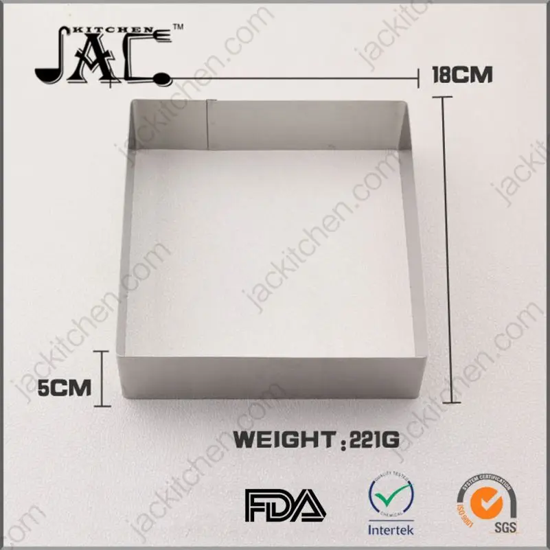 Professional Stainless Steel Fish Shape Cake Mould