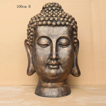 100cm H Lebensgrosse Messing Buddha Kopf Fur Gartendekoration Buy