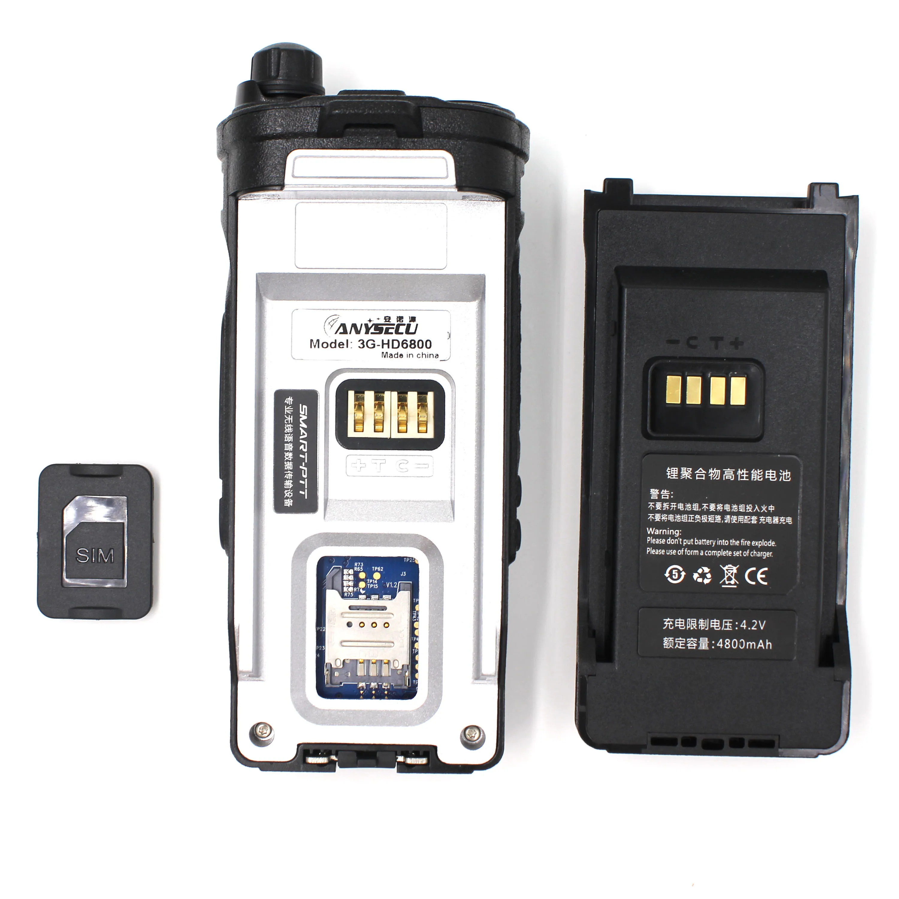 Unlimited Distance Handheld Gsm Network With Gps Ham Radio Wcdma 3g