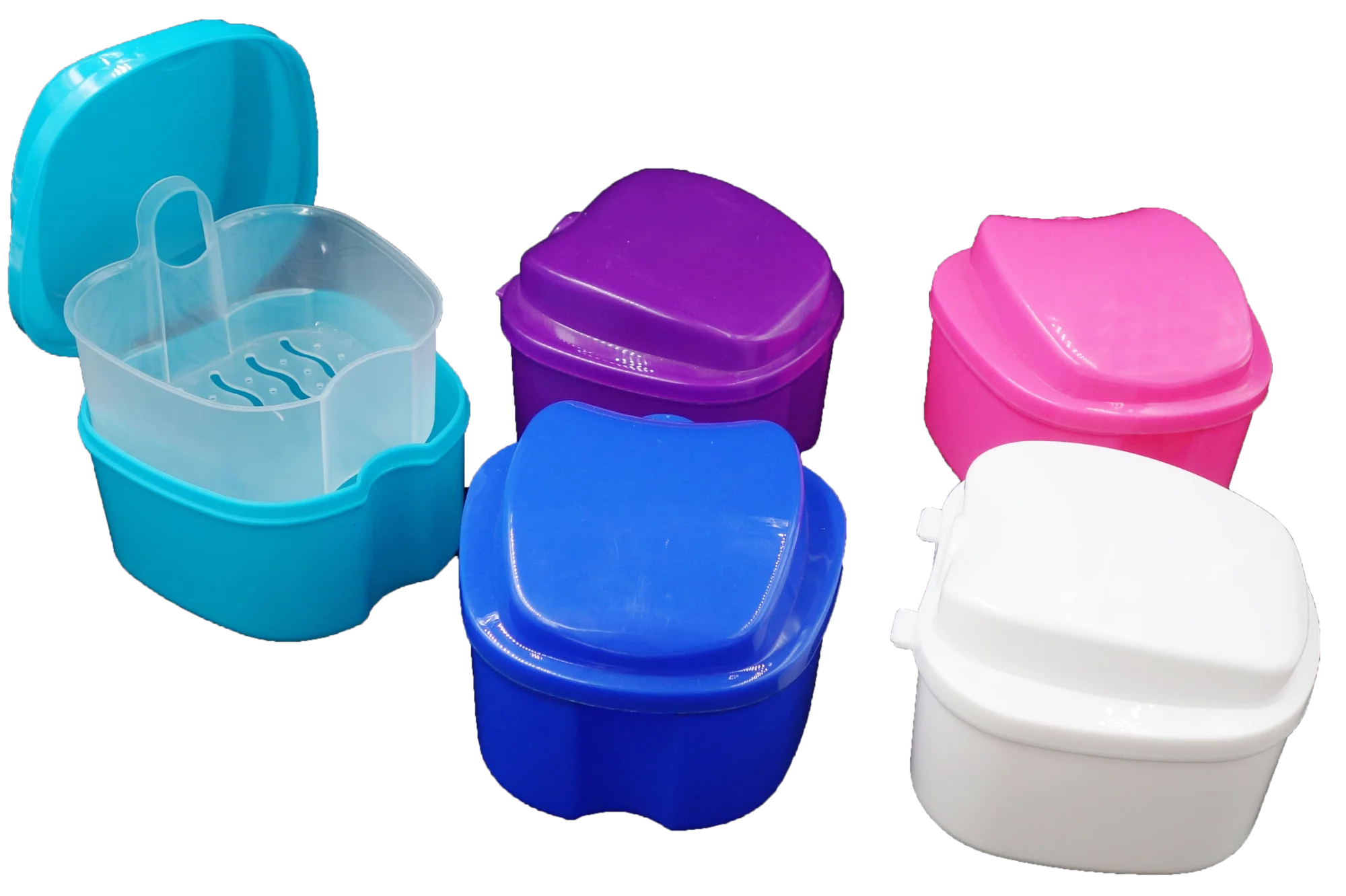 Factory Supply Dental Teeth Storage Box Plastic Material Made Denture