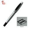 Matt silver/black color pen with gel refill signature roller pen