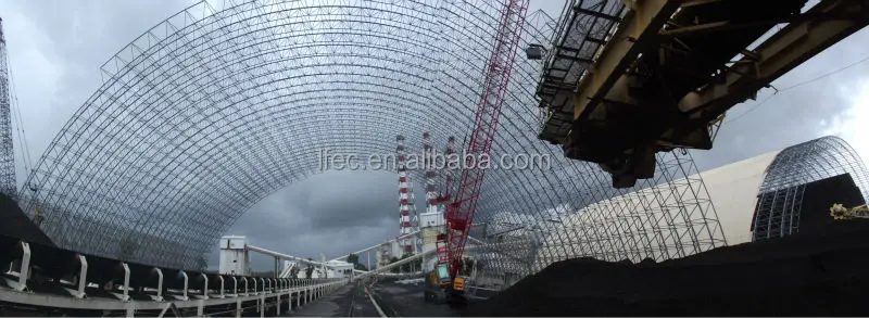 customized ball-joint space frame insulated storage buildings