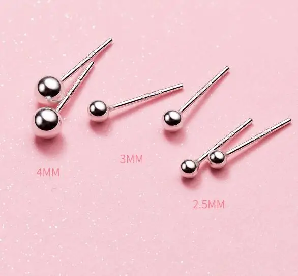 men and women classic sterling silver 999 ear sticks nurse earrings .jpg