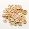 Fashional Style Leopard Zebra Coloured Wooden Buttons For Jacket/Cloth