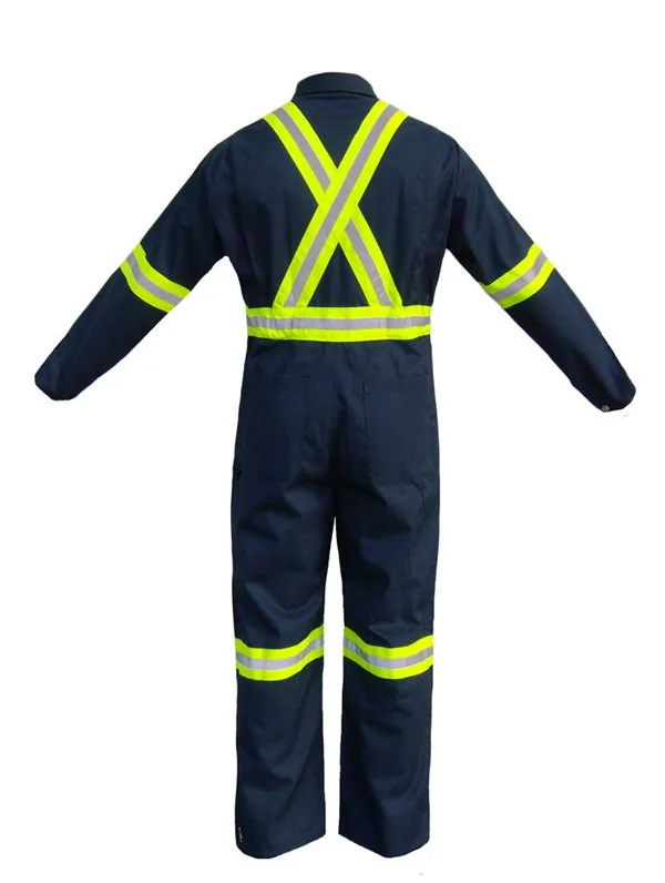 Navy Fr Coveralls With Reflective Tapes Buy Fr Coveralls,Fr Coveralls