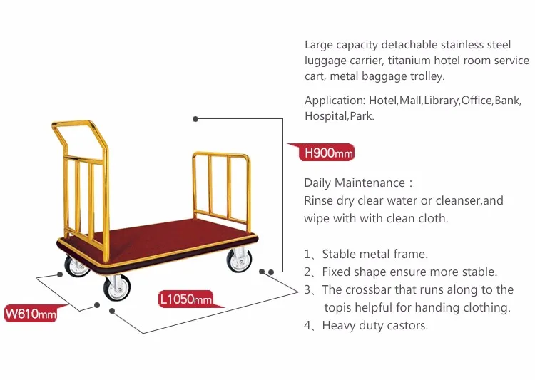 Bellman Cart/luggage Trolley For Hotels/used Hotel Luggage Carts Buy