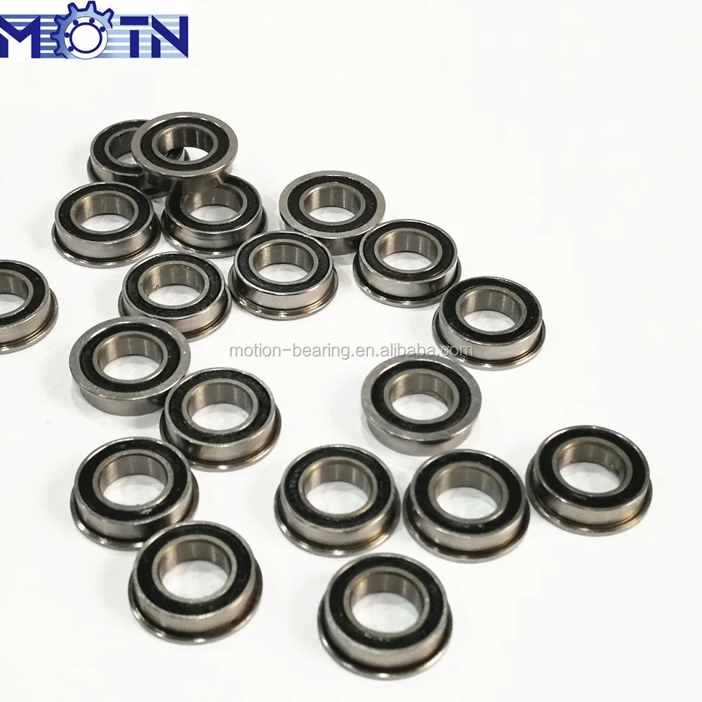 4x7x2.5 mm 10 PCS SMF74zz Stainless Flanged Ball Bearings MF74zz 4*7*2.5