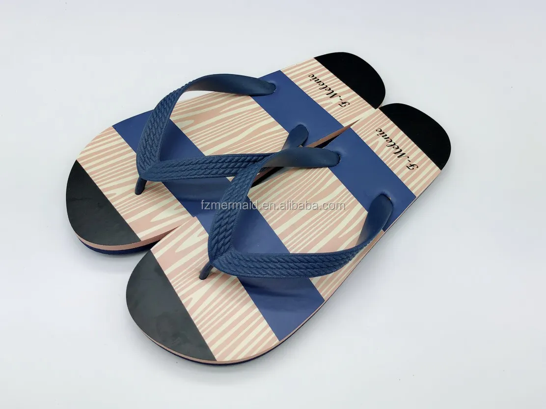 2024 Hot Selling Wooden Slipper for Man , Wide Wooden Rubber Slipper, Pvc Upper Beach Sandals Flip Flop