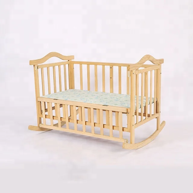 wooden baby cradle second hand