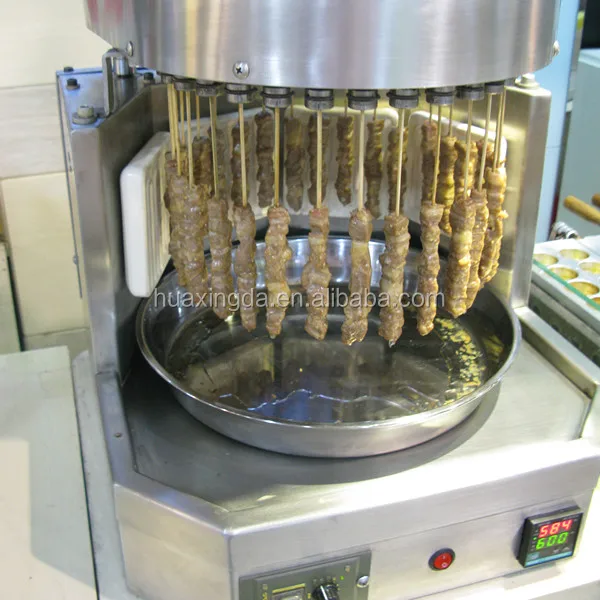 Satay Grill Machine/automatic Bbq Grill Machine/gas Rotating Grill