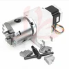 CNC 4th axis with chuck for cnc milling machine
