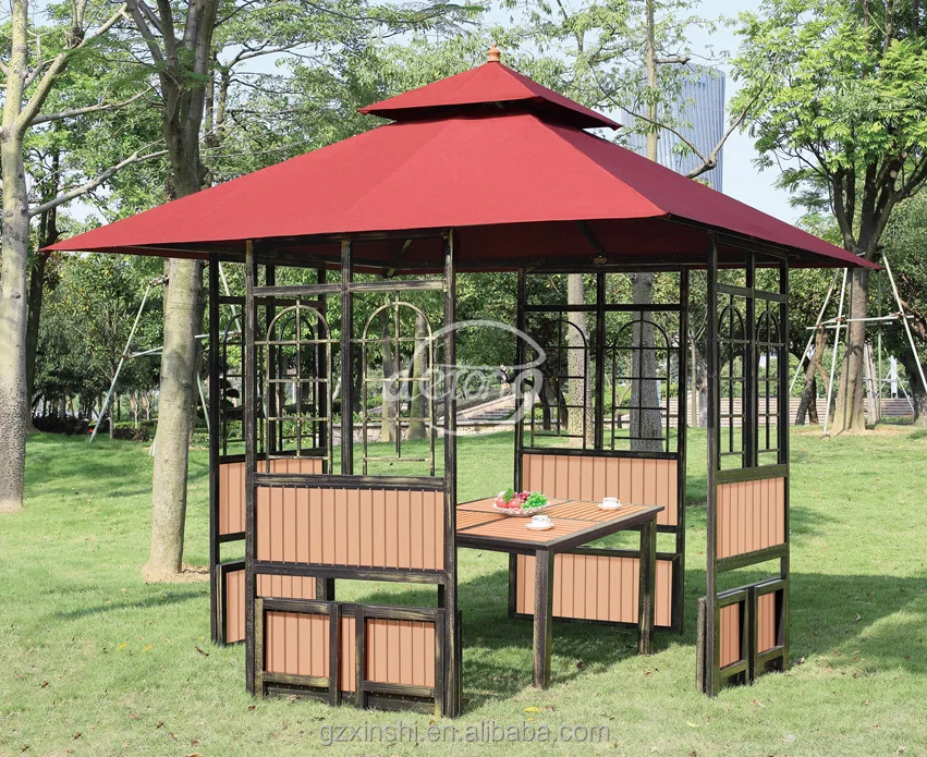 Taman Murah Teras Gazebo Besi Dengan Kanopi Buy Taman Murah