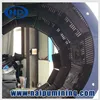 Wear-resistant screen panel and plate for cylinder sieve trommel screen for grinding mill