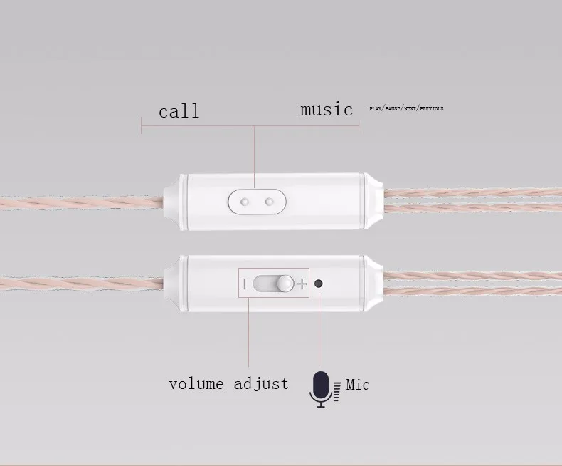 Langston metal stereo wired headset headphones ear phone mobile headsets in ear for iphone for samsung