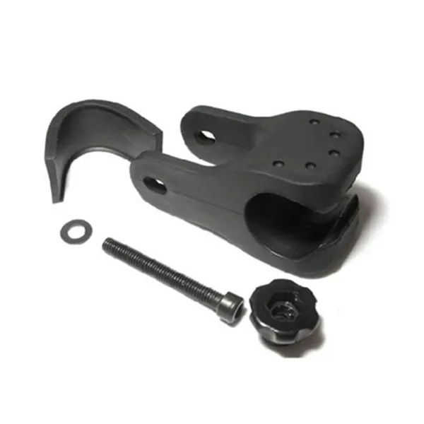 Universal Black Rubber Bicycle Bike Mount Bracket Clip Clamp Holder For LED Light Lamp Flashlight Torch