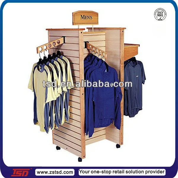 Tsd W1309 Fashion 4 Way Clothing Display Rack Shop Furniture Garment Clothes Stand For Tsd W1309 Fashion 4 Way Clothing Display Rack Shop Furniture Garment Clothes Stand For