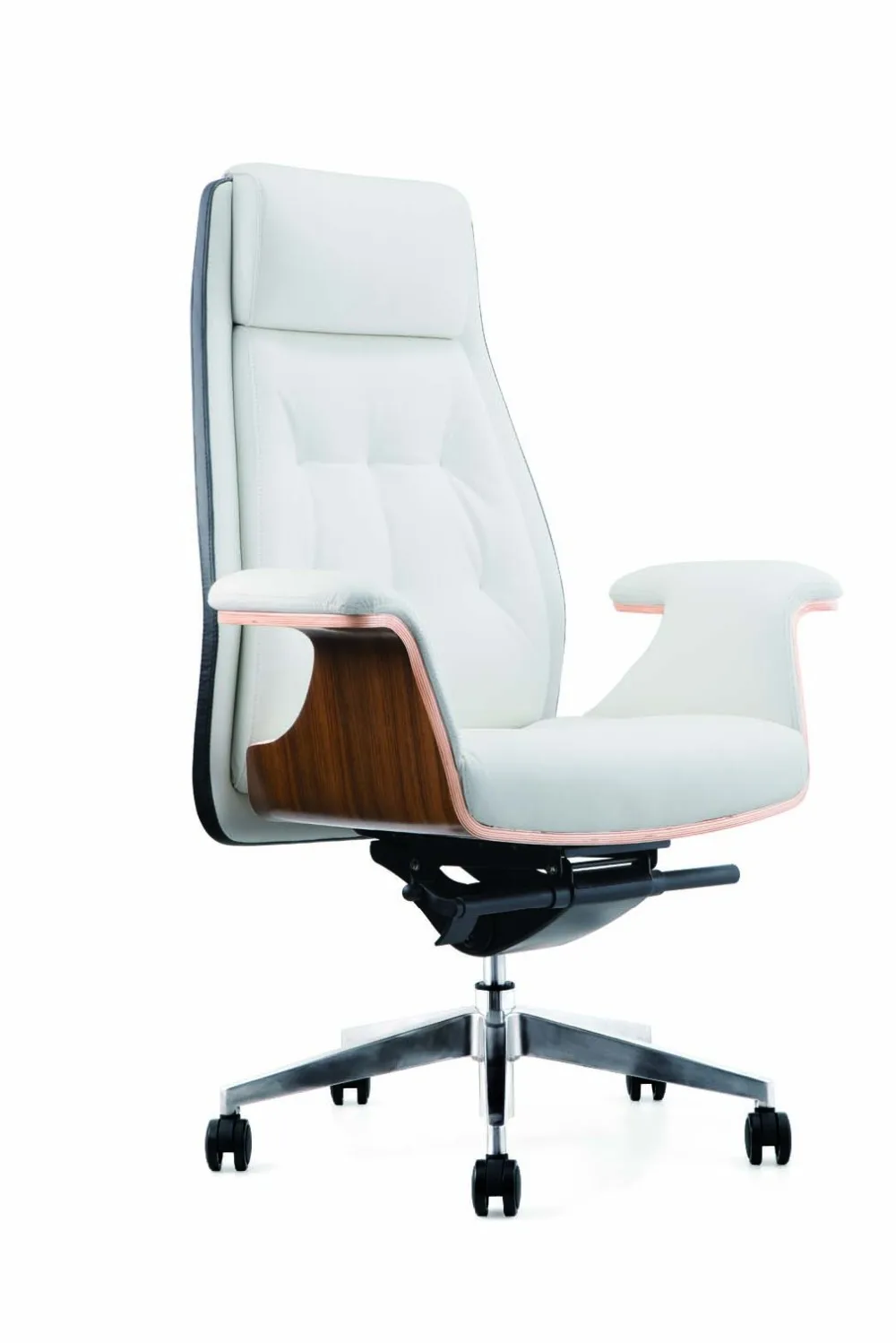 Wholesale New Design White Luxury Executive High Back Leather Office
