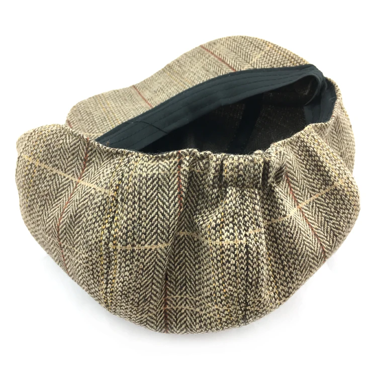 high quality custom wholesale cotton newsboy cap cheap plain beret hat cap