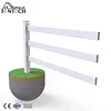High quality 3 rails horse fence with solar plastic/pvc/vinyl post fence