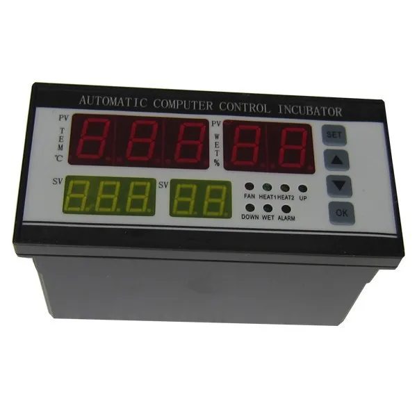 Digital automatic small egg incubator thermostat controller for humidity and temperature controlling XM-18