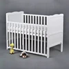 EN71 Wholesale Bed Adjustable Baby Cots Solid Wood Cot For Sale Optional Color Child Bed With Mattress
