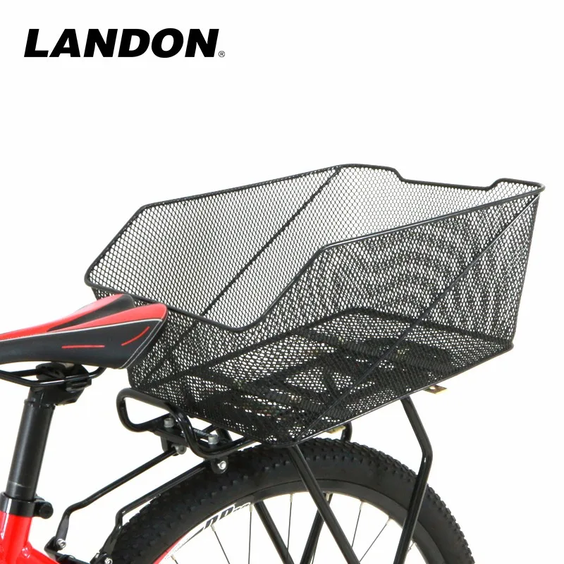 Hot Selling High Quality Steel Bicycle Rear Basket For Bike Storage