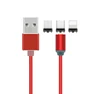 new usb type c 3.1 braided cable,cheapest data cable high-speed cellphone data line 3 in 1 data cable