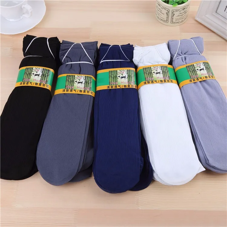 Men Black Disposable Nylon Socks /100 Silk Ankle Socks For Men
