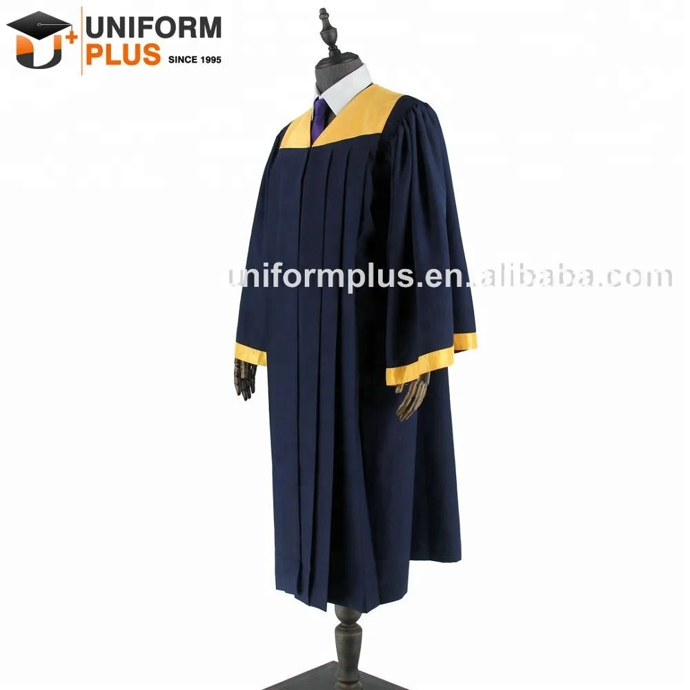 Navy Blue Graduation Caps and Gowns for High Schools and Colleges
